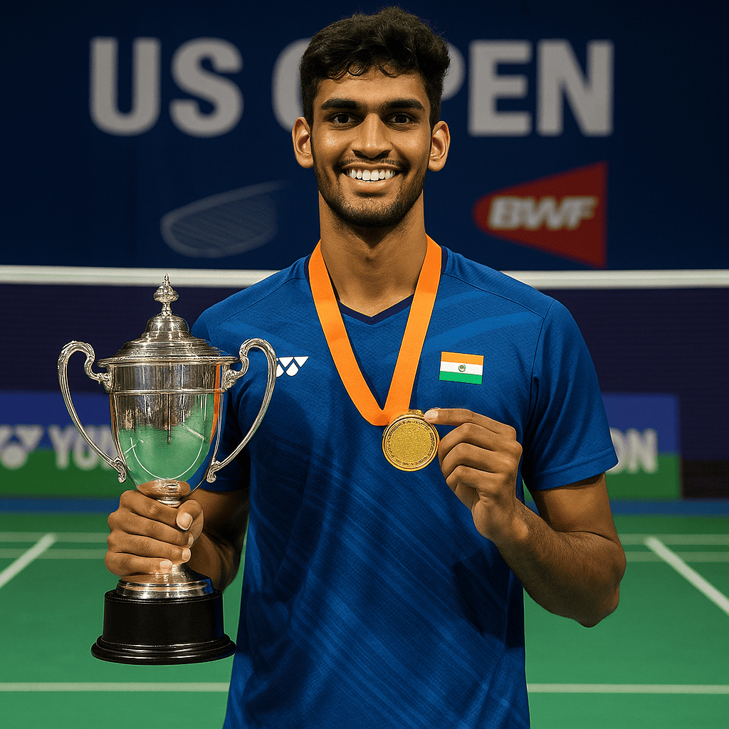India’s 6′4″ Badminton Phenom Wins US Open
