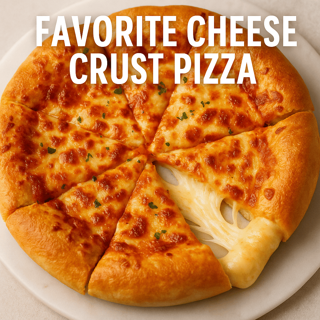 Cheese-Stuffed Crust Pizza Recipe