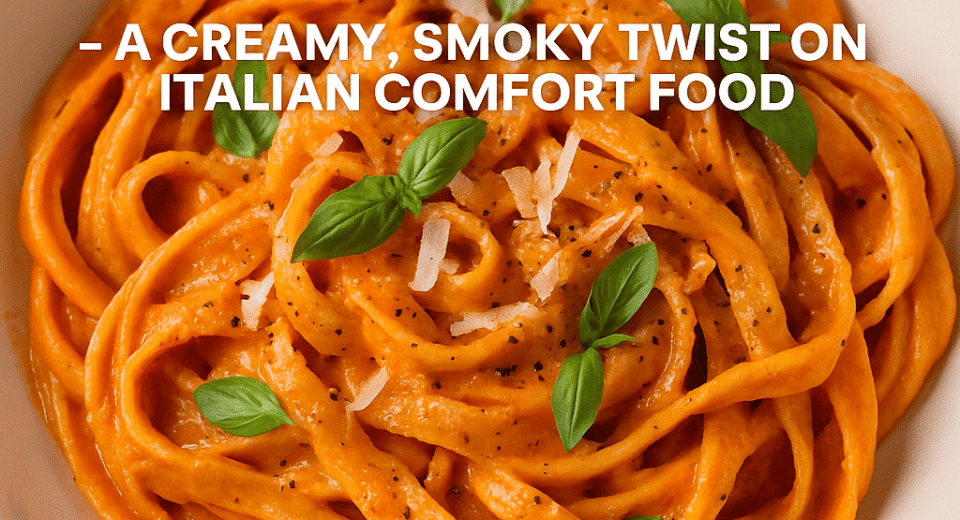 Easy Roasted Red Pepper Pasta Recipe