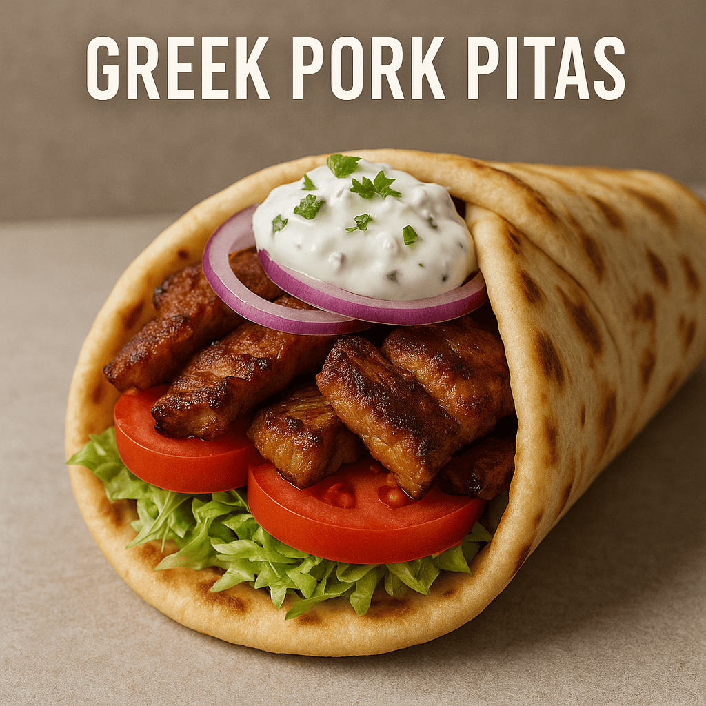 Greek Pork Pitas – A Street Food Classic Made Easy at Home
