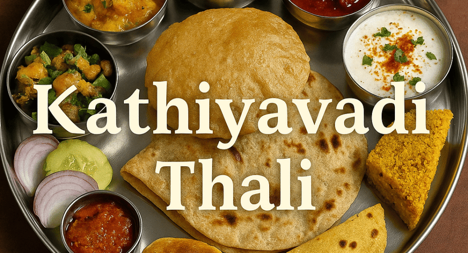 Kathiyawadi Thali Special – A Rustic Flavor Journey from Gujarat
