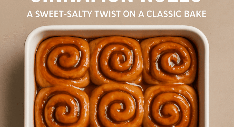 Miso Caramel Cinnamon Rolls – A Sweet-Salty Twist on a Classic Bake