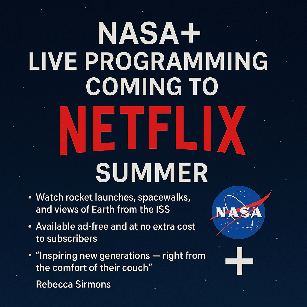 NASA Live Arrives on Netflix