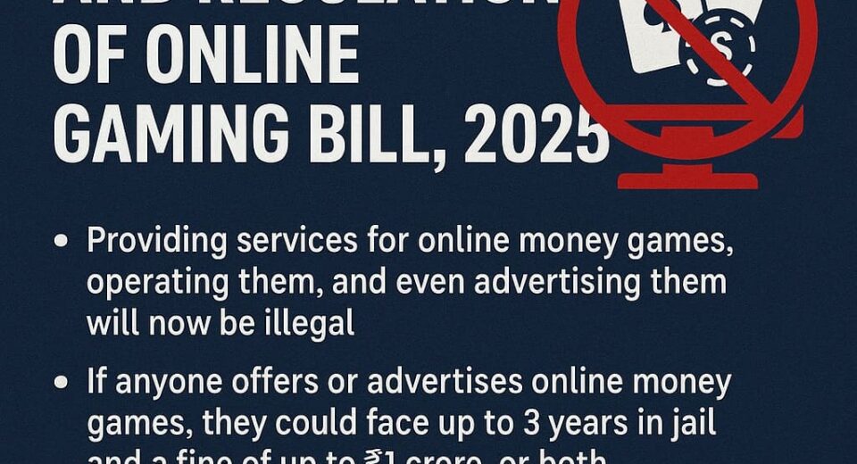 India Bans Online Real-Money Games: New Law Explained